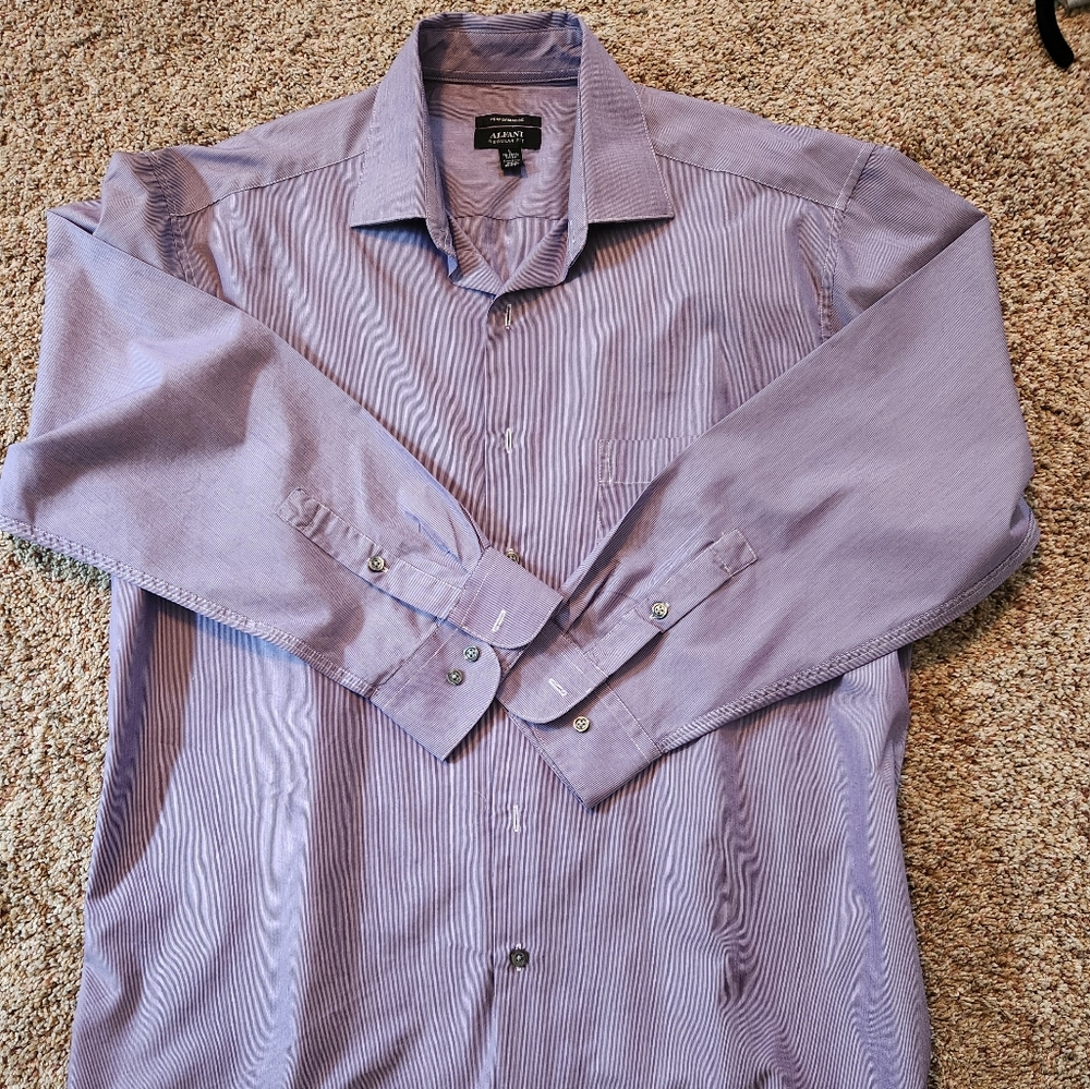 Alfani performance regular fit men's dress shirt large